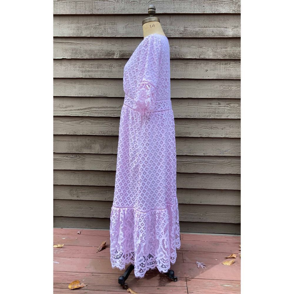 Jessakae Delancey Street lace dress magenta 4X plus - Picture 8 of 12
